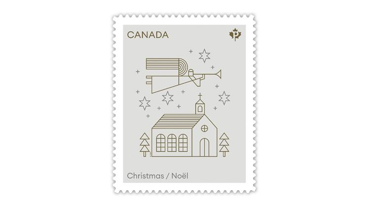 canada-2021-angel-church-christmas-stamp