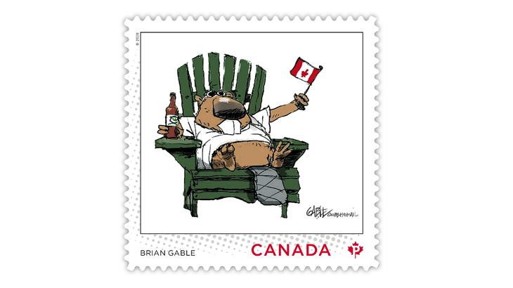 canada-2021-brian-gable-editorial-cartoonist-stamp