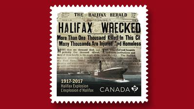 canada-commemorates-halifax-explosion-stamp