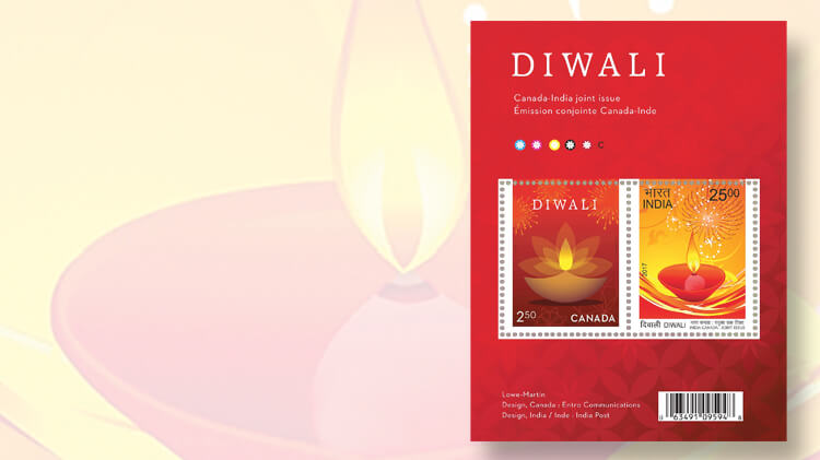 canada-diwali-souvenir-sheet-joint-issue-india