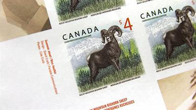 canada-four-dollar-bighorn-sheep-stamp