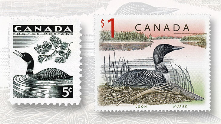 canada-loon-stamps