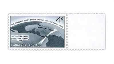 canal-zone-1962-thatcher-ferry-bridge-silver-omitted-error-stamp