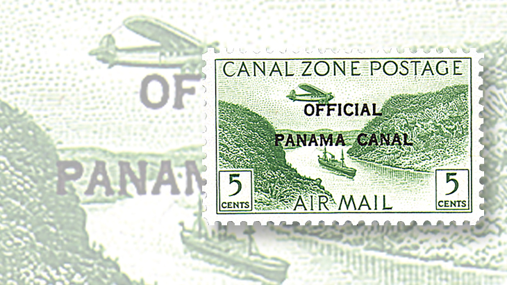 canal-zone-airmail-official-stamp-set-1941