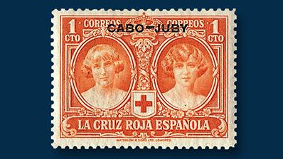 cape-juby-1926-royal-family-red-cross-semipostal-set