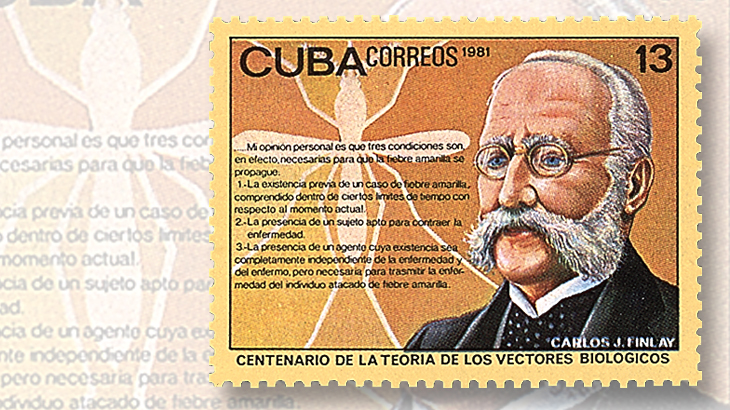 carlos-finlay-1993-stamp-issued-by-cuba