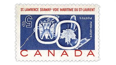 cherrystone-auction-1959-canada-st-lawrence-seaway-invert-error-stamp