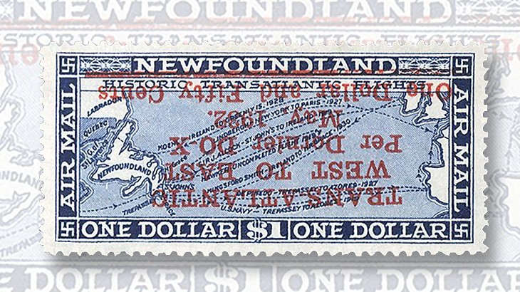 cherrystone-newfoundland-1932-do-x-inverted-overprint