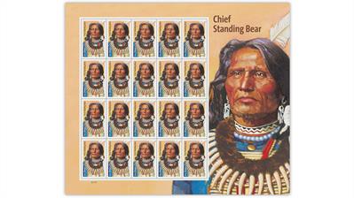 chief-standing-bear-stamp-pane