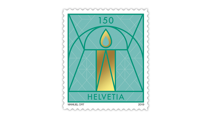 christmas-stamps-switzerland-candle