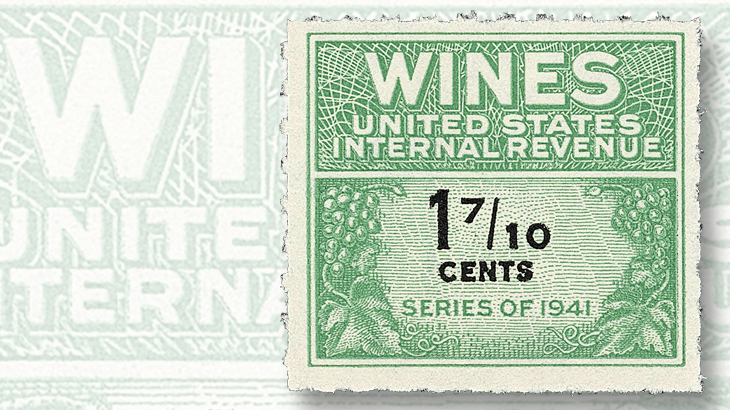 clipper-city-collection-offset-printed-series-1941-wine-tax-stamp