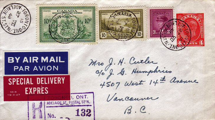 collecting-canada-war-and-peace-airmail-special-delivery-cover-vancouver-british-columbia