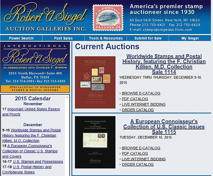 computers-and-stamps-siegel-website-homepage