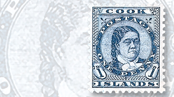 cook-islands-queen-makea-takau-stamp