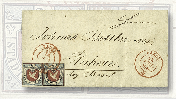 cover-with-1845-basel-dove-stamps