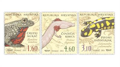 croatia-2013-amphibian-wildlife-stamps