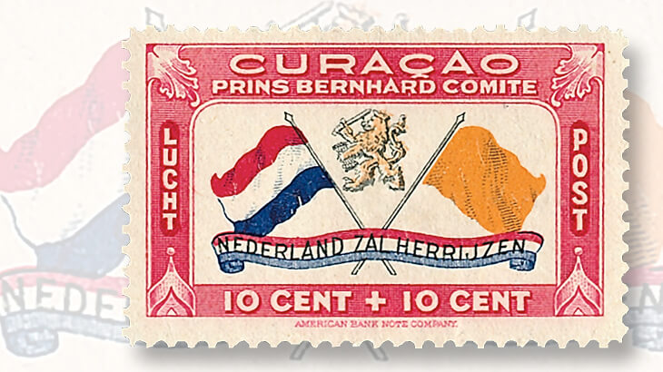 curacao-first-airmail-semipostal-issue