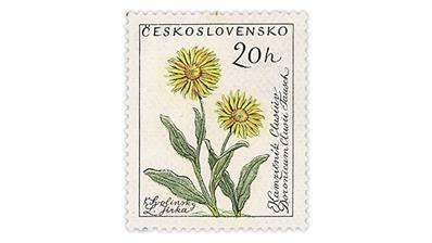 czechoslovakia-1960-flowering-plants-stamp