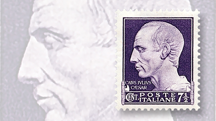 dictators-on-stamps-italy-julius-caesar-stamp-roman-empire