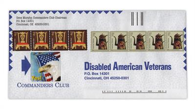 disabled-american-veterans-junk-mail-cover-plate-number-coil-stamp