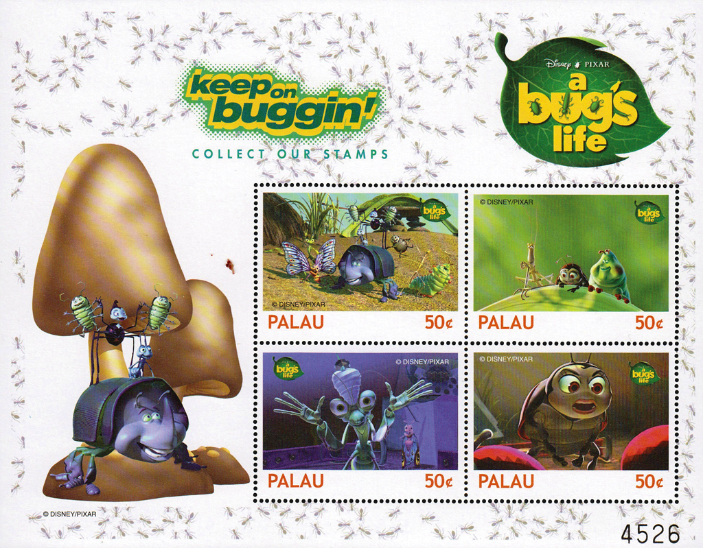 disney-pixar-stamps-palau-a-bugs-life-1998