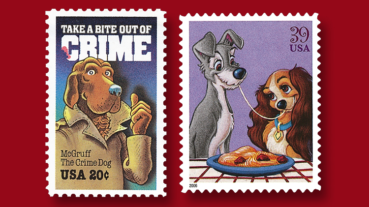 dogs-on-usps-stamps