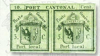 double-geneva-cantonal-stamp