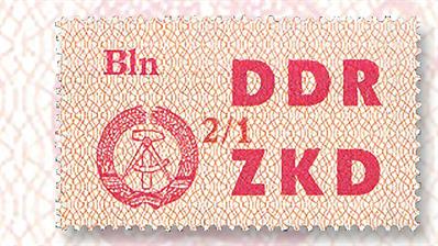 east-german-central-courier-official-stamps