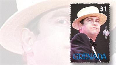 elton-john-grenada-stamp