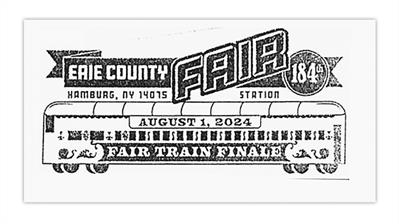 erie-county-fair-train-pictorial-postmark