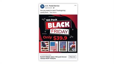 facebook-black-friday-2021-advertisment-discounted-forever-stamps