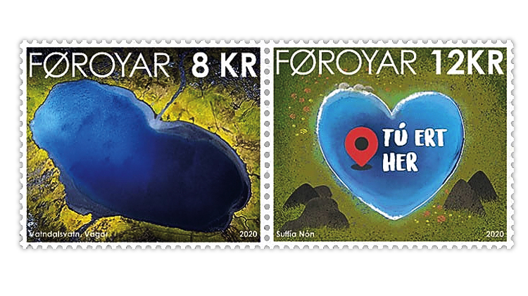 faroe-islands-2020-vatnsdalsvatn-lake-stamp