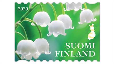 finland-2020-lily-valley-stamp