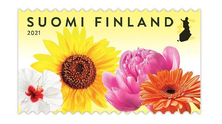 finland-2021-flower-garden-stamp