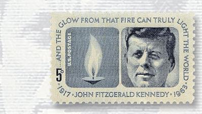 five-cent-john-f-kennedy-eternal-flame-stamp-market