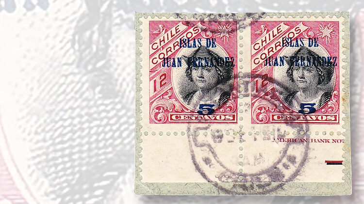 five-centavo-islas-de-juan-fernandez-overprint-error-stamp