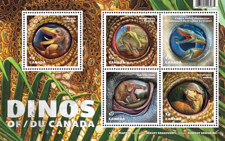 five-stamp-dinos-of-canada-set