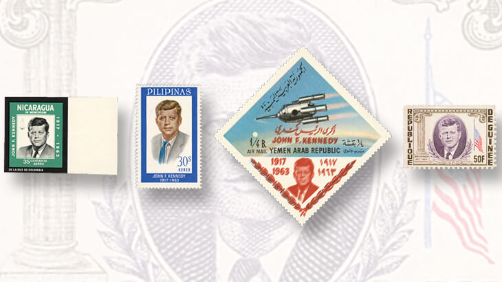 foreign-stamps-honoring-president-john-f-kennedy