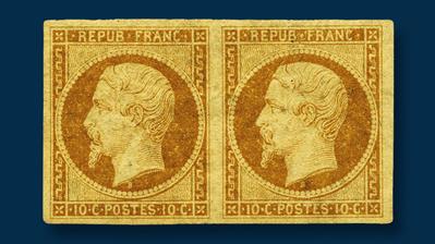 france-1852-10-centime-president-louis-napoleon-stamp