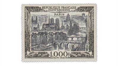 france-1947-aerial-view-paris-airmail-stamp