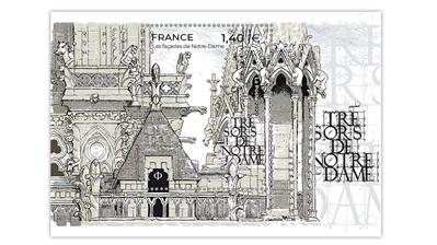 france-2020-treasures-notre-dame-cathedral-souvenir-sheet