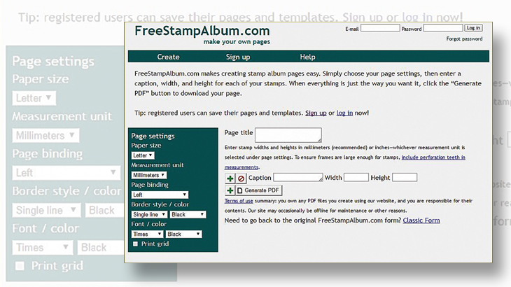 freestampalbum-com-website