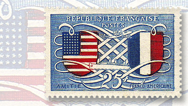 french-american-friendship-stamp