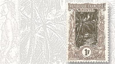 french-congo-high-face-value-stamp