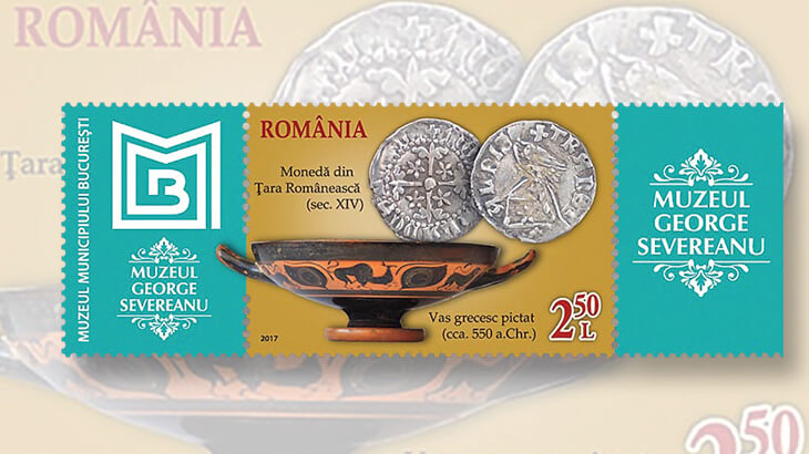 george-severeanu-museum-bucharest-stamp-coins-ancient-greek-pottery