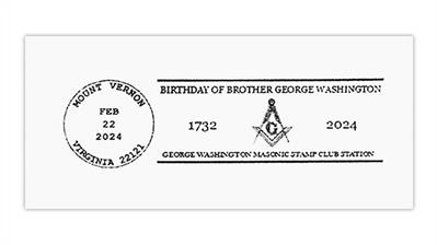 george-washington-masonic-stamp-club-2024-postmark