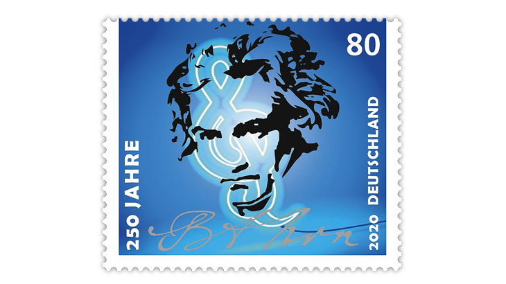 germany-2020-beethoven-250th-birth-anniversary-stamp