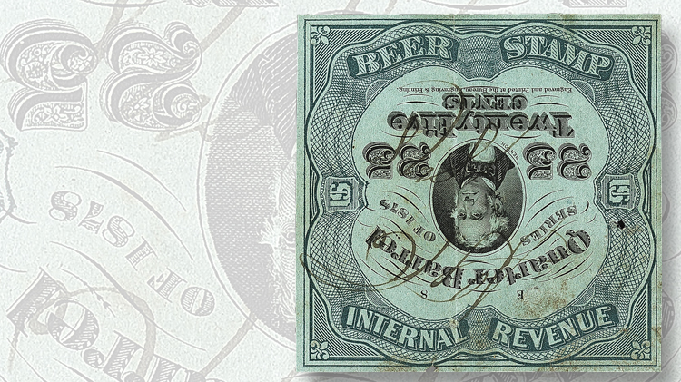 grant-inman-collection-1878-benton-quarter-barrel-beer-tax-revenue-stamp