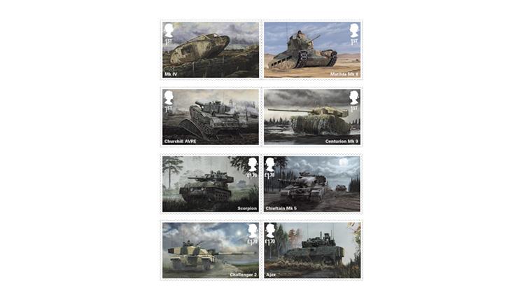 great-britain-2021-british-army-vehicles-stamps