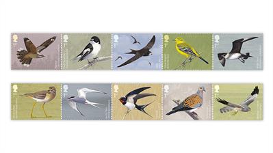 great-britain-2022-migratory-birds-stamps